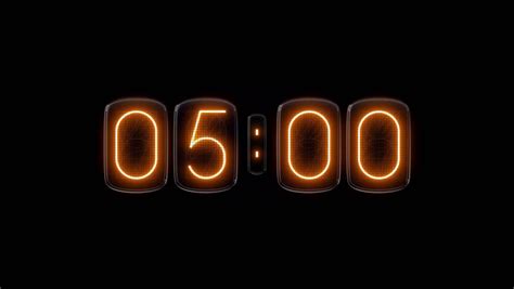 countdown to 5 pm